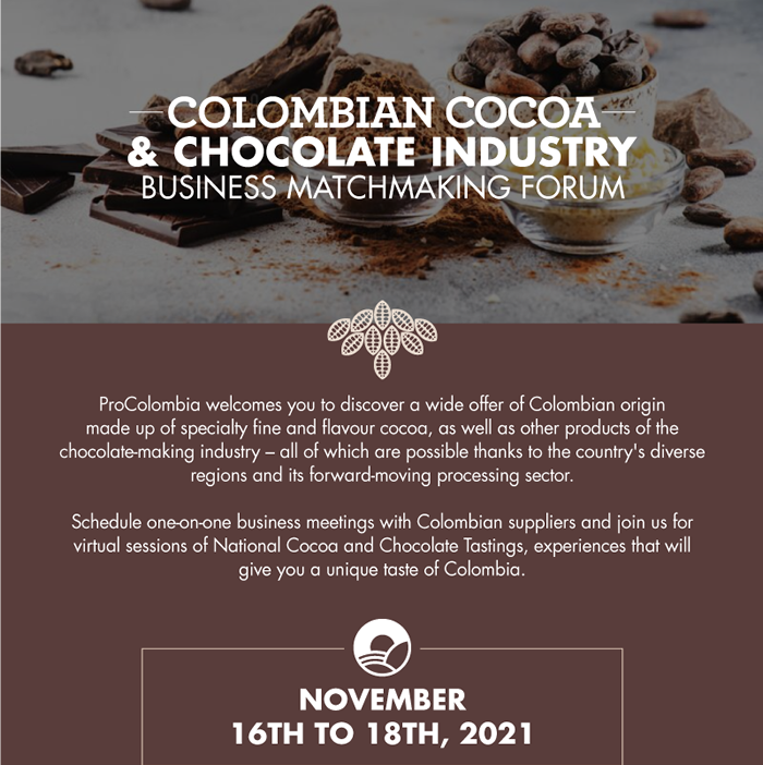 Colombian Cacao & Chocolate Virtual Business Show